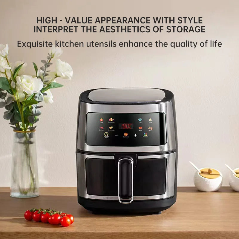 China High Quality Multifunctional Smart New  Electric Digital Oven Cooker  Steam Stainless Steel  AIr Fryers Machine for Sale