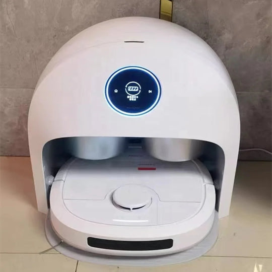 Smart Robot Vacuum Cleaner & Mop - 2500Pa Suction, 470ml Dustbin, Wet & Dry, 5200mAh