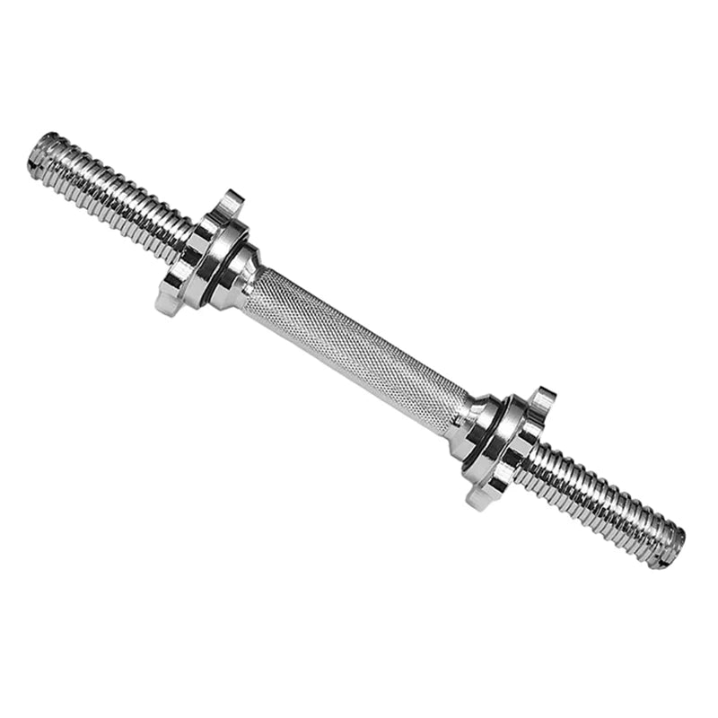 30/34/40/45/50cm Lenght For Home Gym Fitness Dumbbell Bars With Clamps 25mm Standard Threaded Dumbbell Handles F2105