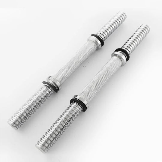 30/34/40/45/50cm Lenght For Home Gym Fitness Dumbbell Bars With Clamps 25mm Standard Threaded Dumbbell Handles F2105
