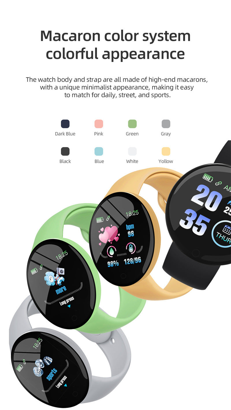 Smart Watch - Bluetooth Fitness Tracker Heart Rate Blood Pressure Monitor