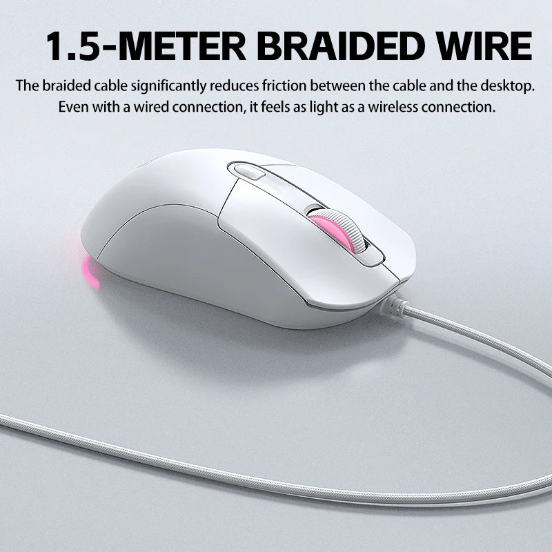 Wired Gaming Mouse - 6-Key High Precision Optical Mouse for PC & Laptop