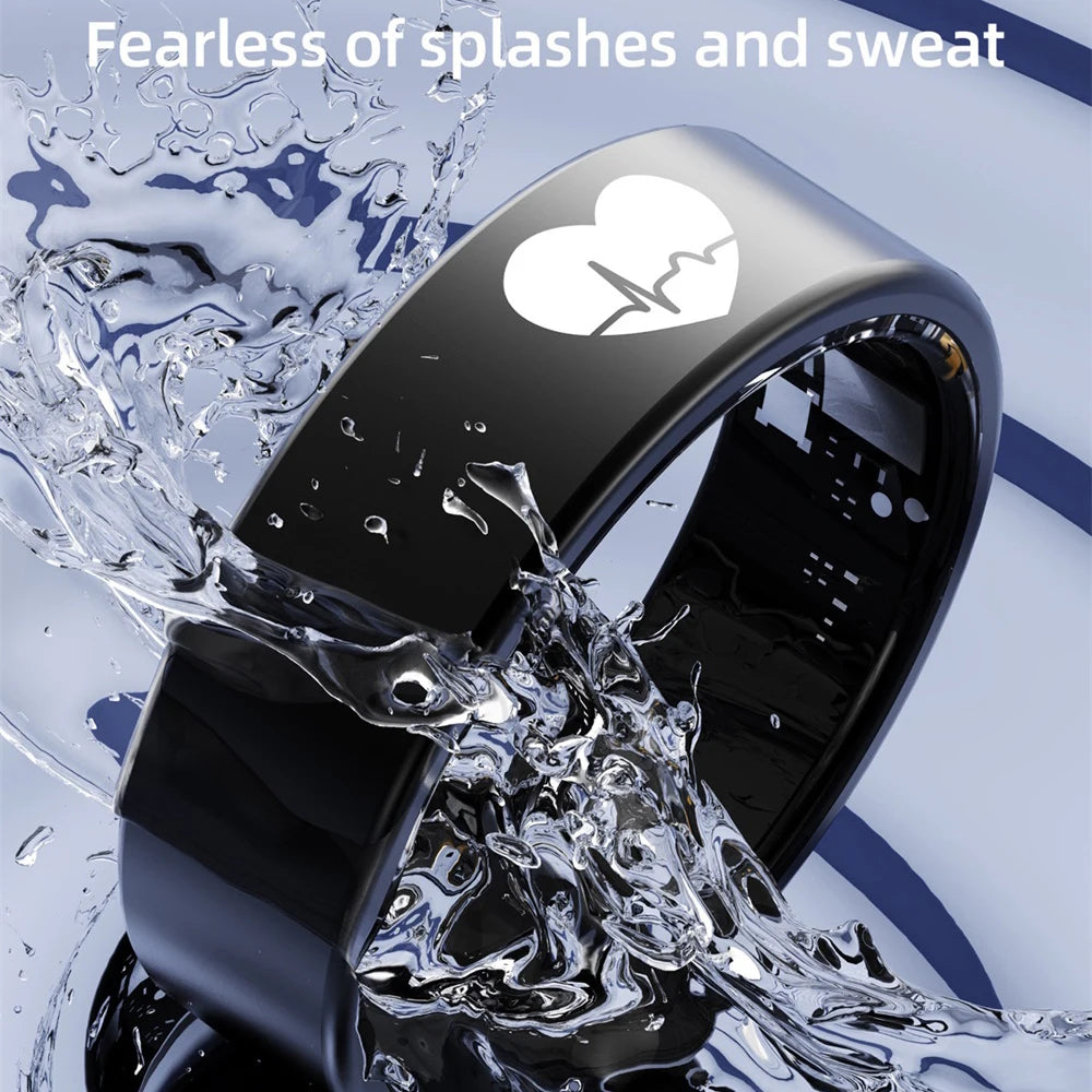 ECG Smart Ring - Heart Rate Body Temperature Health Tracker