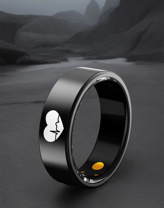 ECG Smart Ring - Heart Rate Body Temperature Health Tracker