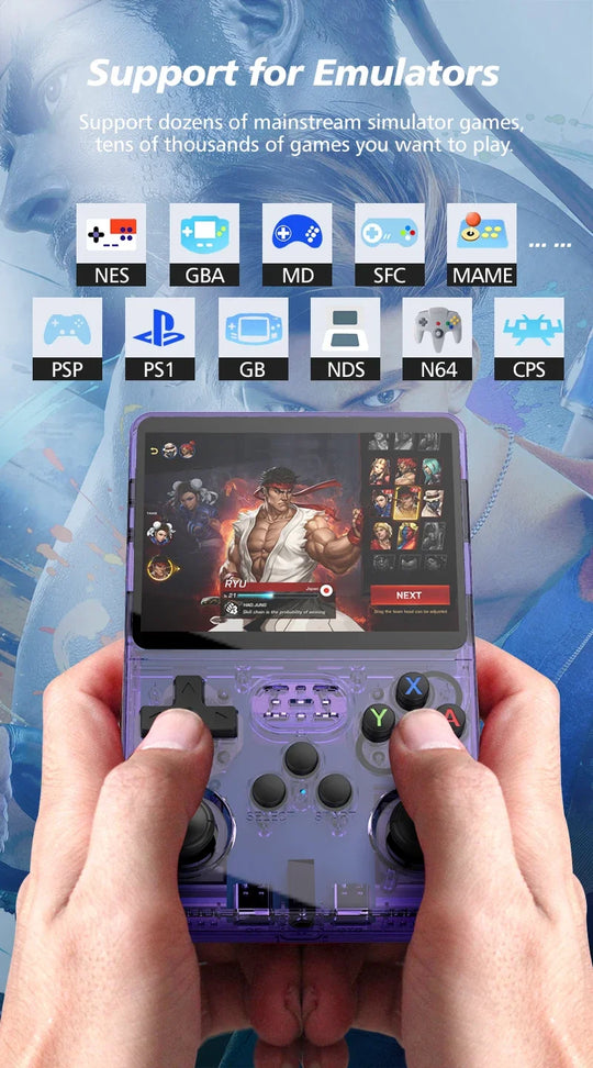 R36S Retro Handheld Game Console - 3.5" IPS Screen, 64G/128G, 15,000+ Games