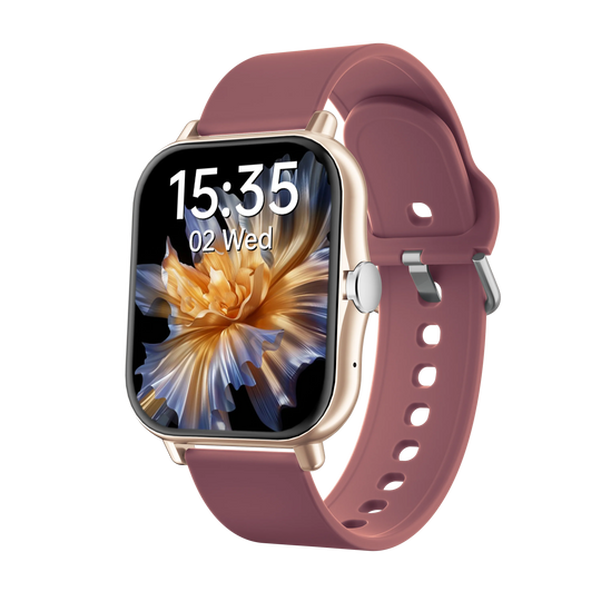 Square Sport Smartwatch - Heart Rate & Sleep Monitor with BT Call