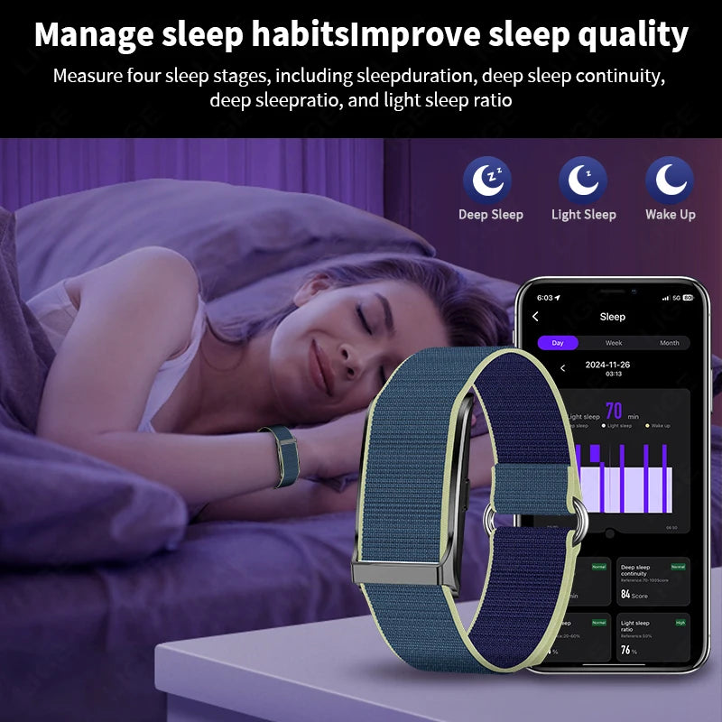 Smart Band Watch - Heart Rate Fitness Tracker Pedometer