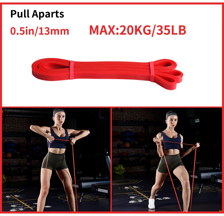Heavy Duty Latex Resistance Band Exercise Elastic Band For Sport  Strength Pull Up Assist Band Workout Pilates Fitness Equipment