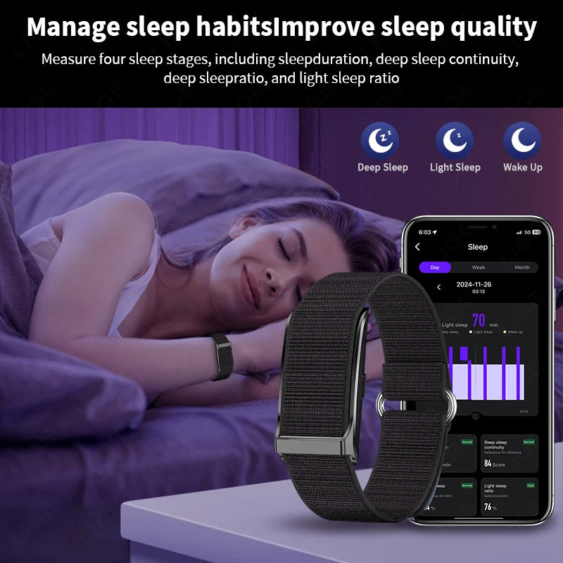 Smart Ring - Sleep & Activity Tracking with Heart Rate Monitor