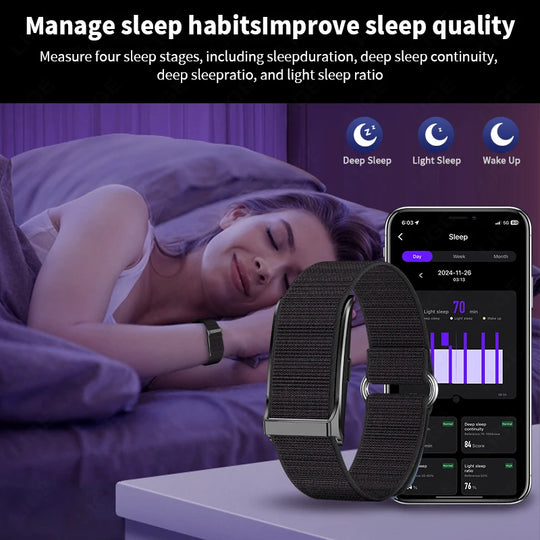 Smart Ring - Sleep & Activity Tracking with Heart Rate Monitor