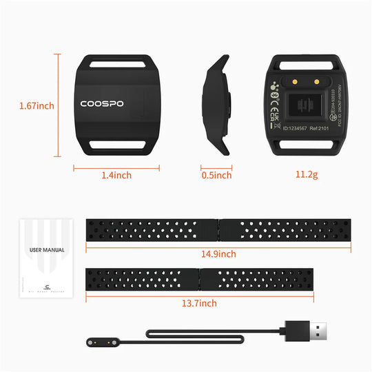 Heart Rate Monitor Armband - Optical Bluetooth 4.0 ANT+ for Garmin, Wahoo & Bike Computer