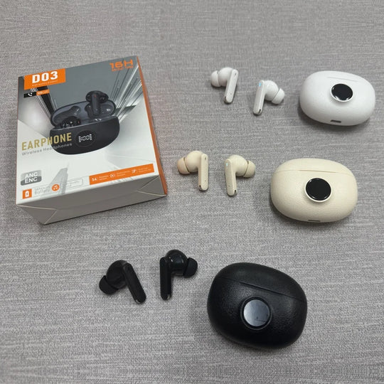 Wireless Earbuds - ANC ENC Noise Cancelling Subwoofer Headset