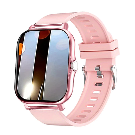 Square Sport Smartwatch - Heart Rate & Sleep Monitor with BT Call