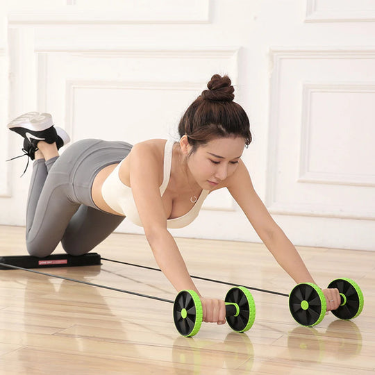 Ab Roller for Abs Workout Multifunctional Thicker No Noise Ab Roller Wheel Exercise Equipment Easy to Use Ab Roller Body Shaping