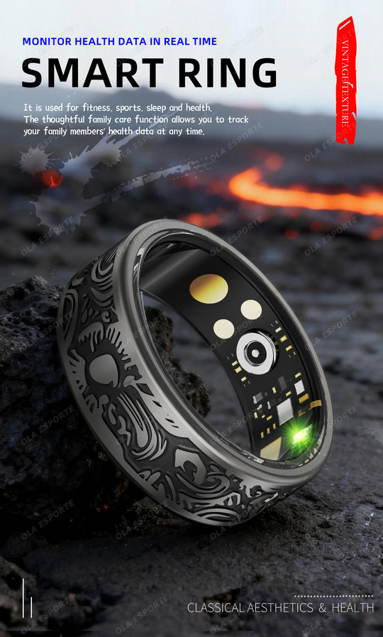 Smart Ring - Heart Rate Sleep Monitor IP68 Waterproof
