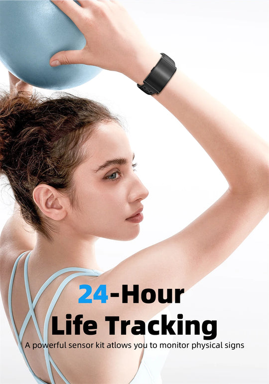 GPS Smart Watch - Heart Rate Blood Pressure Health Tracker Call Reminder