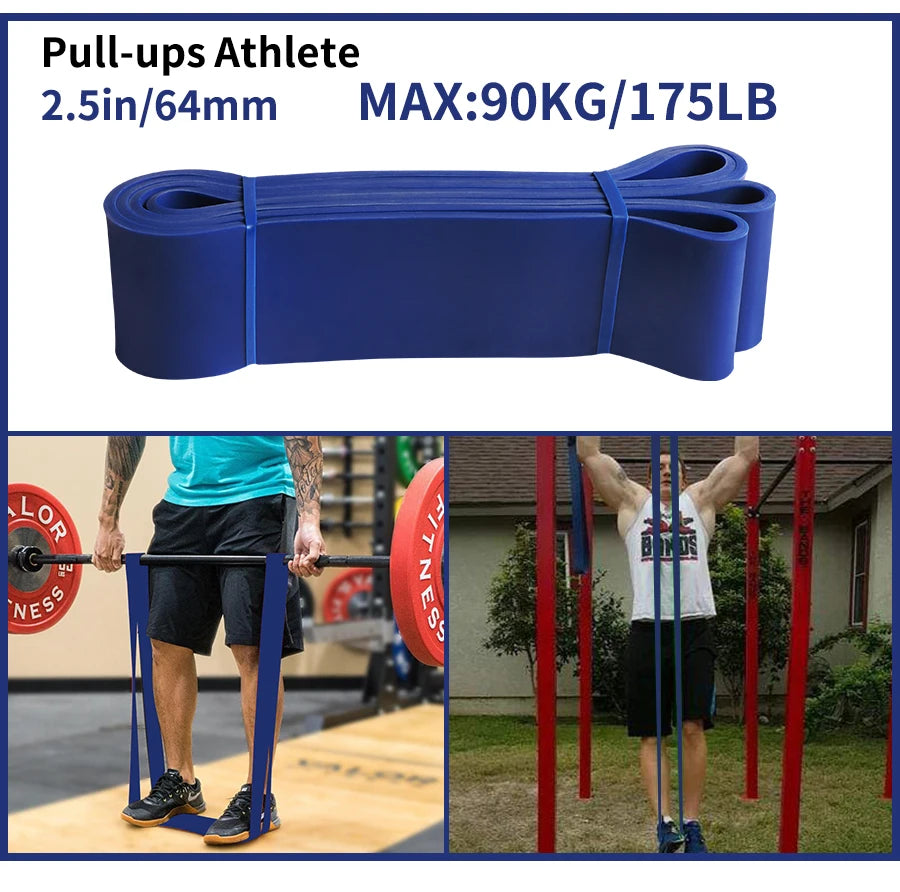 Heavy Duty Latex Resistance Band Exercise Elastic Band For Sport  Strength Pull Up Assist Band Workout Pilates Fitness Equipment