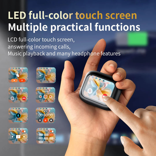 Wireless Earbuds - Touch Screen ANC ENC Noise Cancelling Bluetooth