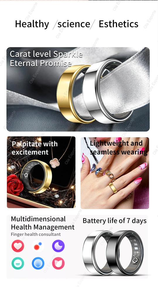 Smart Ring Newest Intelligent Wearable Device For Men Women