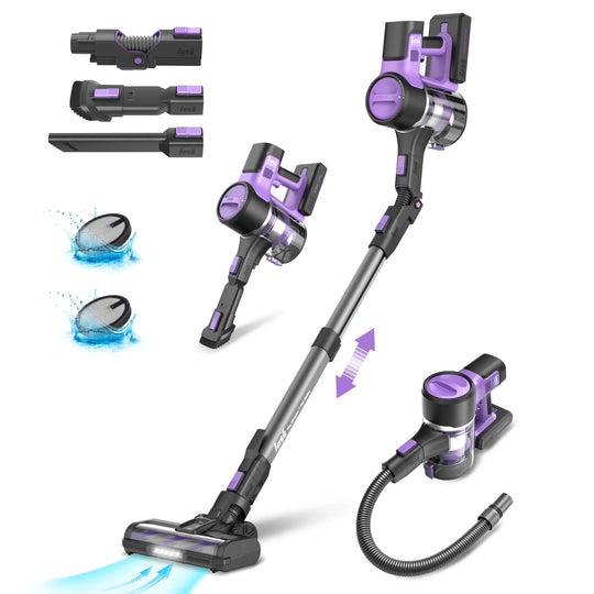 Cordless Vacuum Cleaner - 28KPa 3-Mode Handheld Stick for Home & Carpet
