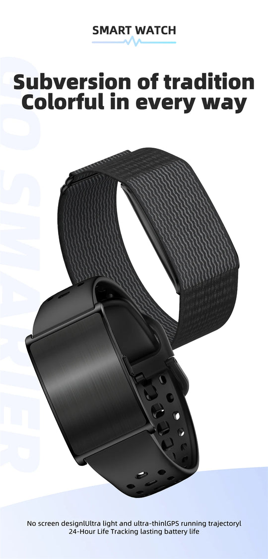 GPS Smart Watch - Heart Rate Blood Pressure Health Tracker Call Reminder