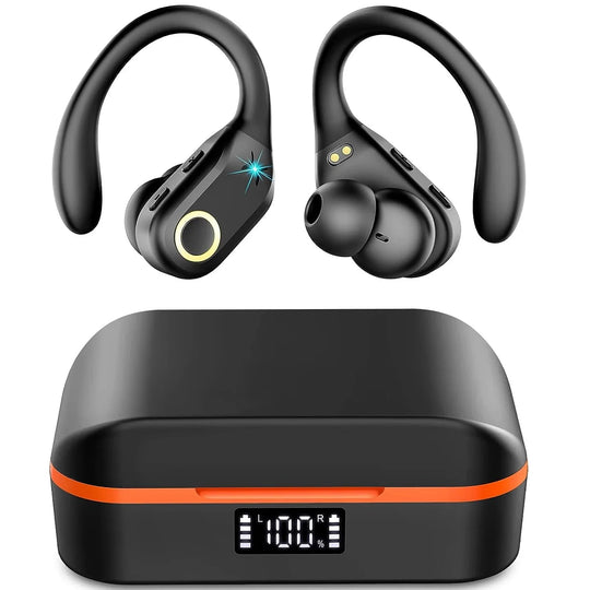 ANC Wireless Earbuds - Bluetooth 5.3 TWS with Dual Mics & ENC Noise Cancellation