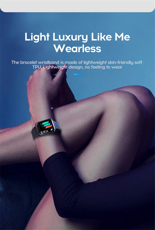2025 Smartwatch - Full Touch Screen IP67 Waterproof Fitness Tracker