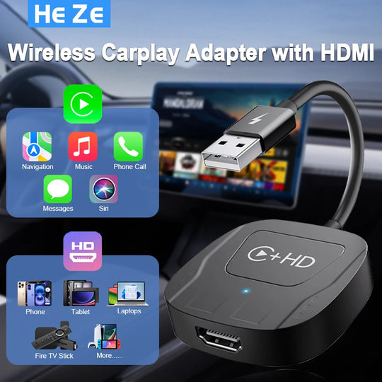 Wireless CarPlay Adapter - USB Dongle for Wired to Wireless CarPlay