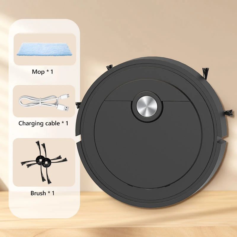 Smart Robot Vacuum & Mop - 3-in-1 Floor Cleaner for Pet Hair, Carpet & Hard Floors