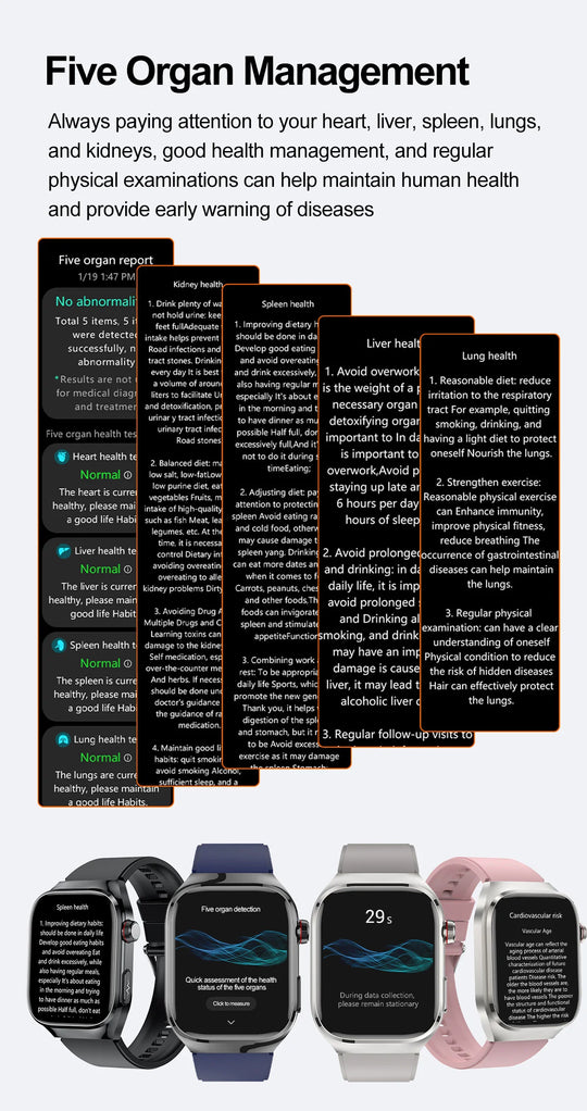 Women's Smart Watch - BMI Menstrual Cycle ECG Heart Rate Fitness Tracker