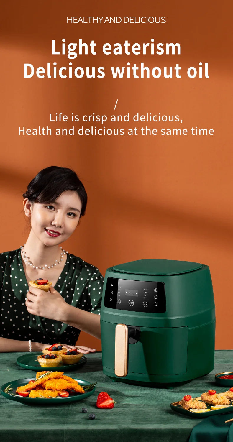 5L Smart Electric Air Fryers