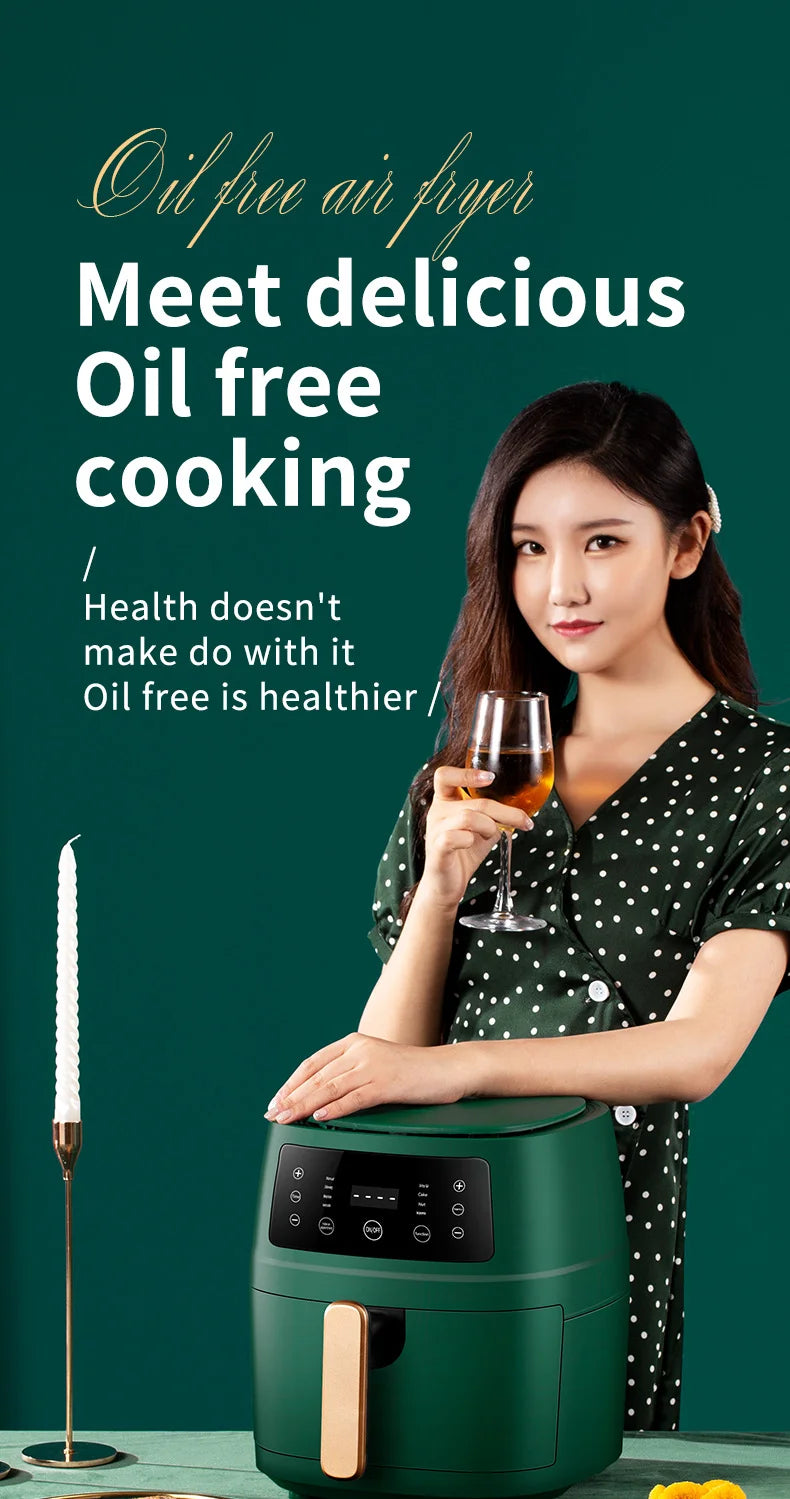 5L Smart Electric Air Fryers