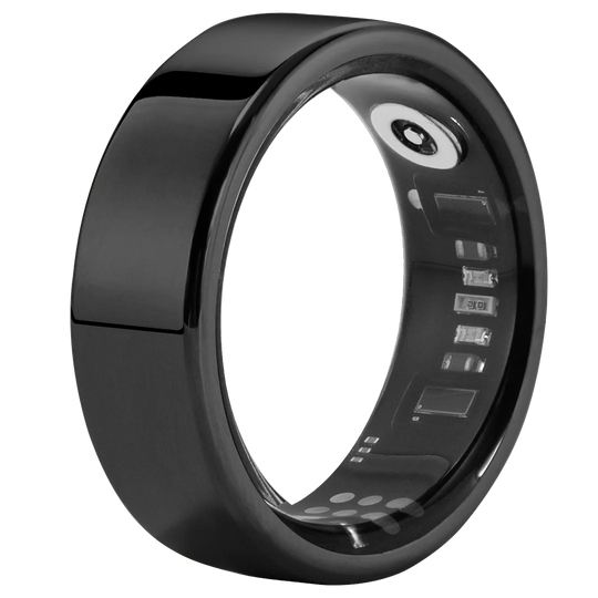 Smart Ring Fitness Tracker - Heart Rate Sleep Monitor with Charging Case