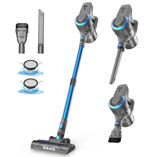 Cordless Vacuum Cleaner - 20KPa Stick & Handheld for Home, Pet Hair & Hard Floors