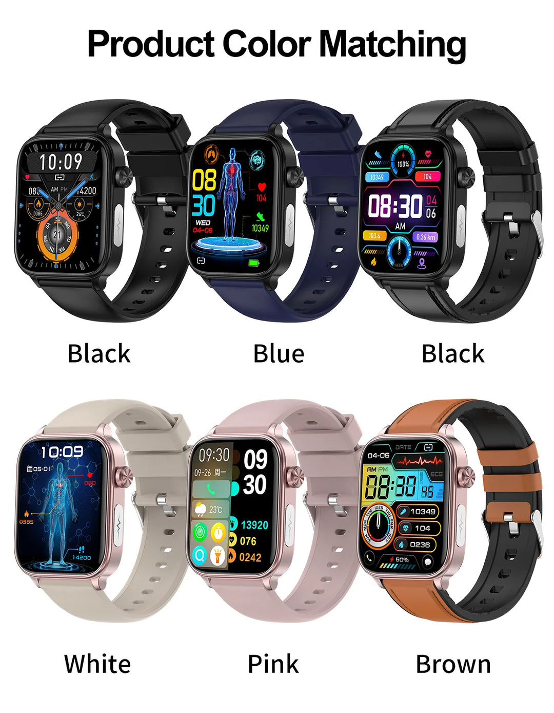 Smart Watch for Women - Heart Rate Health Tracker Menstrual Monitor