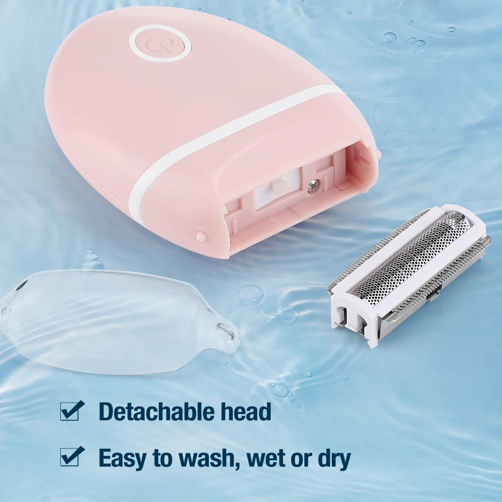 Electric Epilator for Women - Hair Removal for Bikini, Underarm, Leg & Face