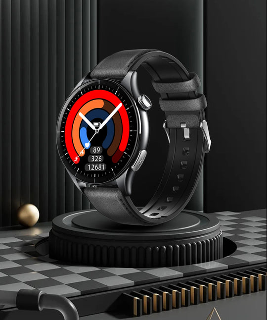 Smart Watch with ECG Health Monitoring - Uric Acid Blood Pressure Blood Oxygen for iOS & Android