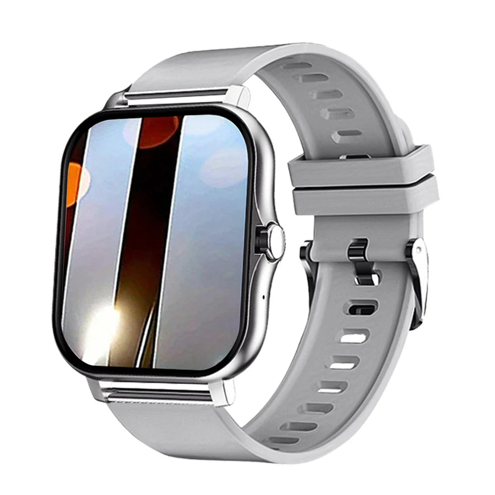 Square Sport Smartwatch - Heart Rate & Sleep Monitor with BT Call
