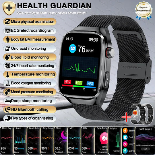 Women's Smart Watch - BMI Menstrual Cycle ECG Heart Rate Fitness Tracker