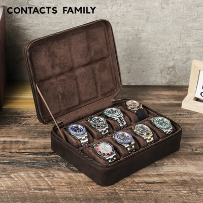 Vintage Watches Jewelry Storage Organizer Box for Men Women