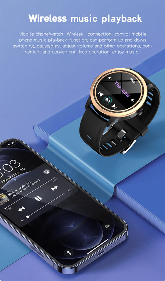 Women's Bluetooth Smart Watch - Heart Rate Blood Pressure Monitor Waterproof Smartwatch for Android & iOS