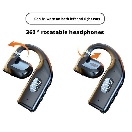 Earhook Gaming Headphones - Bluetooth 5.4 HiFi Stereo Sports Earbuds with Mic