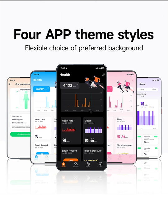 GPS Smart Watch - Heart Rate Blood Pressure Health Tracker Call Reminder