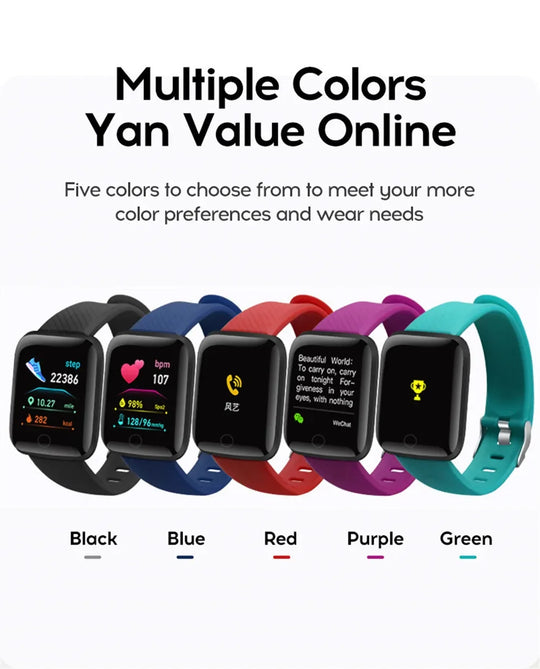2025 Smartwatch - Full Touch Screen IP67 Waterproof Fitness Tracker