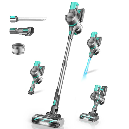 Cordless Vacuum Cleaner - 28KPa 3-Mode Handheld Stick for Home & Carpet