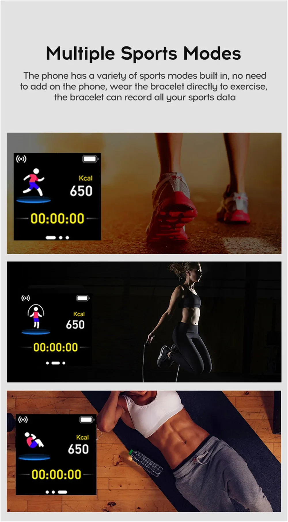 2025 Smartwatch - Full Touch Screen IP67 Waterproof Fitness Tracker