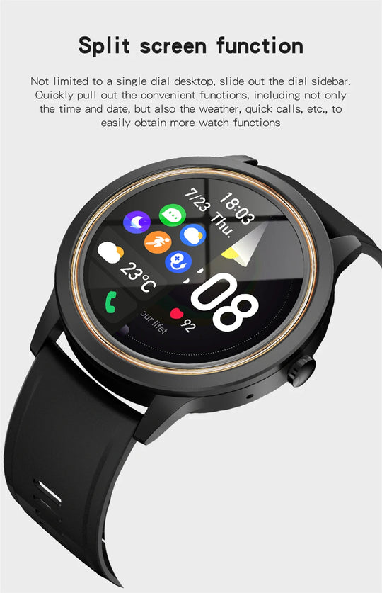 Women's Bluetooth Smart Watch - Heart Rate Blood Pressure Monitor Waterproof Smartwatch for Android & iOS