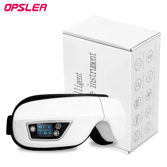 Eye Massager - Smart Airbag, Heat Compress, Vibration & Bluetooth Music - for Eye Fatigue Relief
