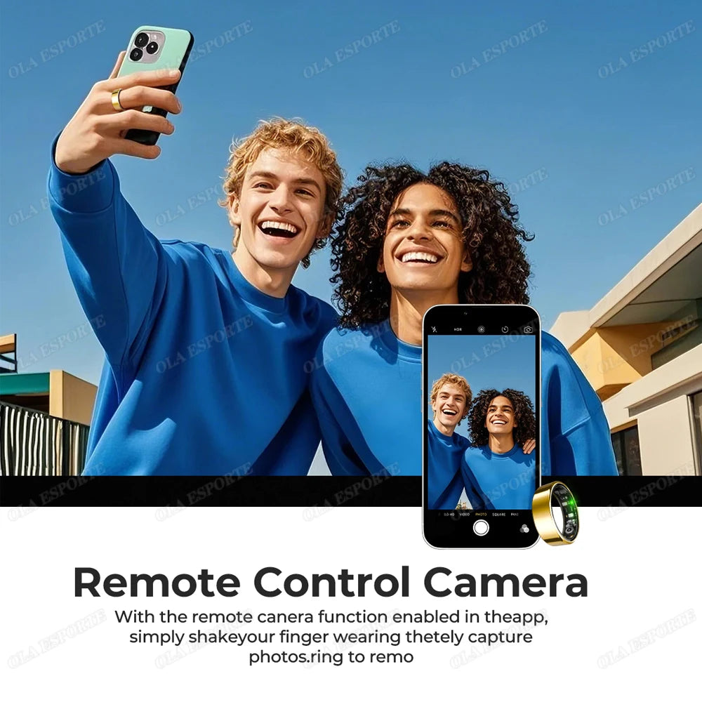 Smart Ring - Blood Oxygen Heart Rate Sleep Monitor GPS Tracking Waterproof