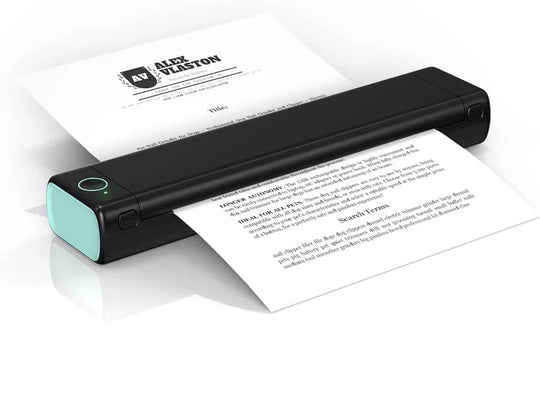 Portable Thermal Printer - Wireless A4 Bluetooth for Android, iOS & Laptop